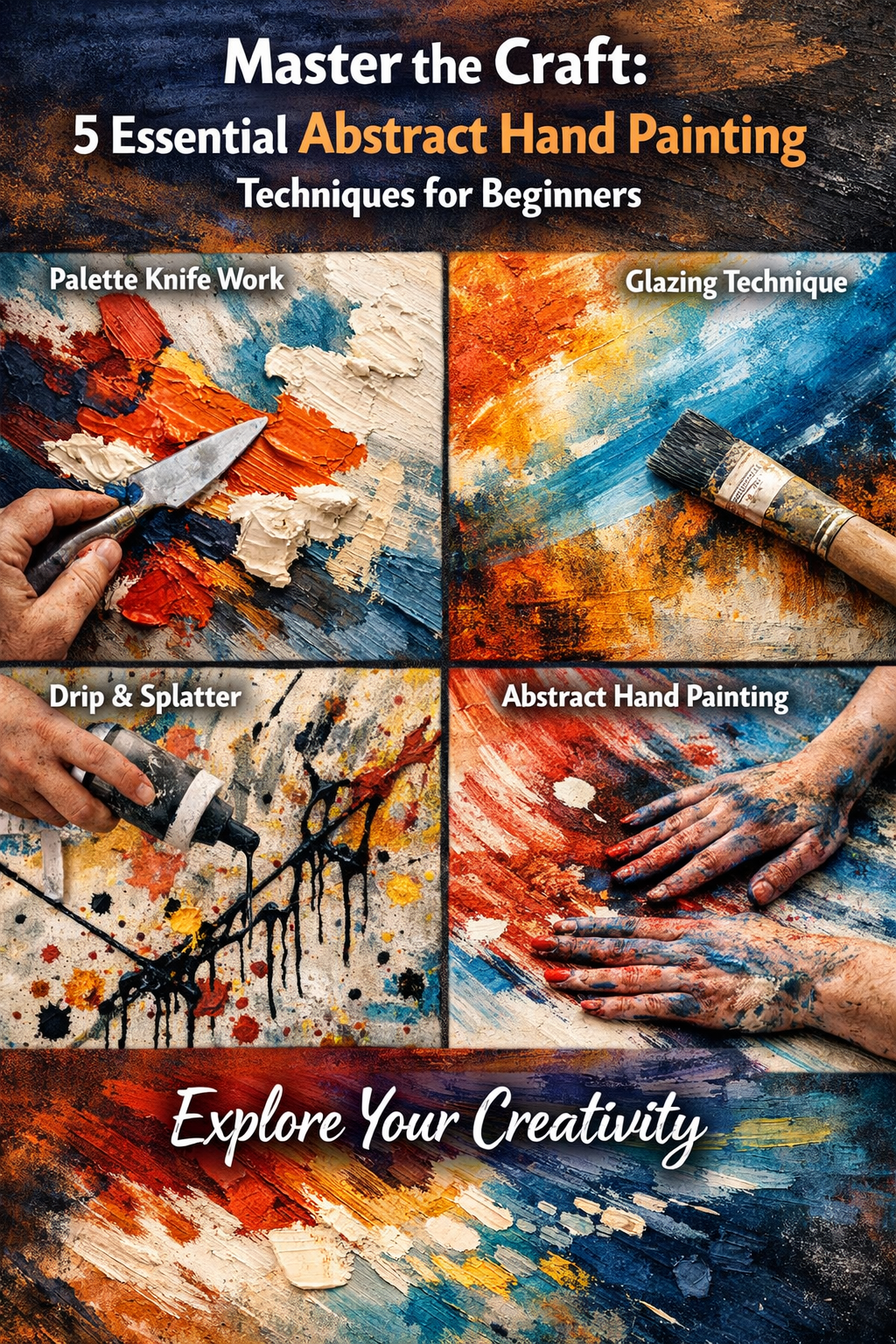Master the Craft: Essential Abstract Hand Painting Techniques for Beginners