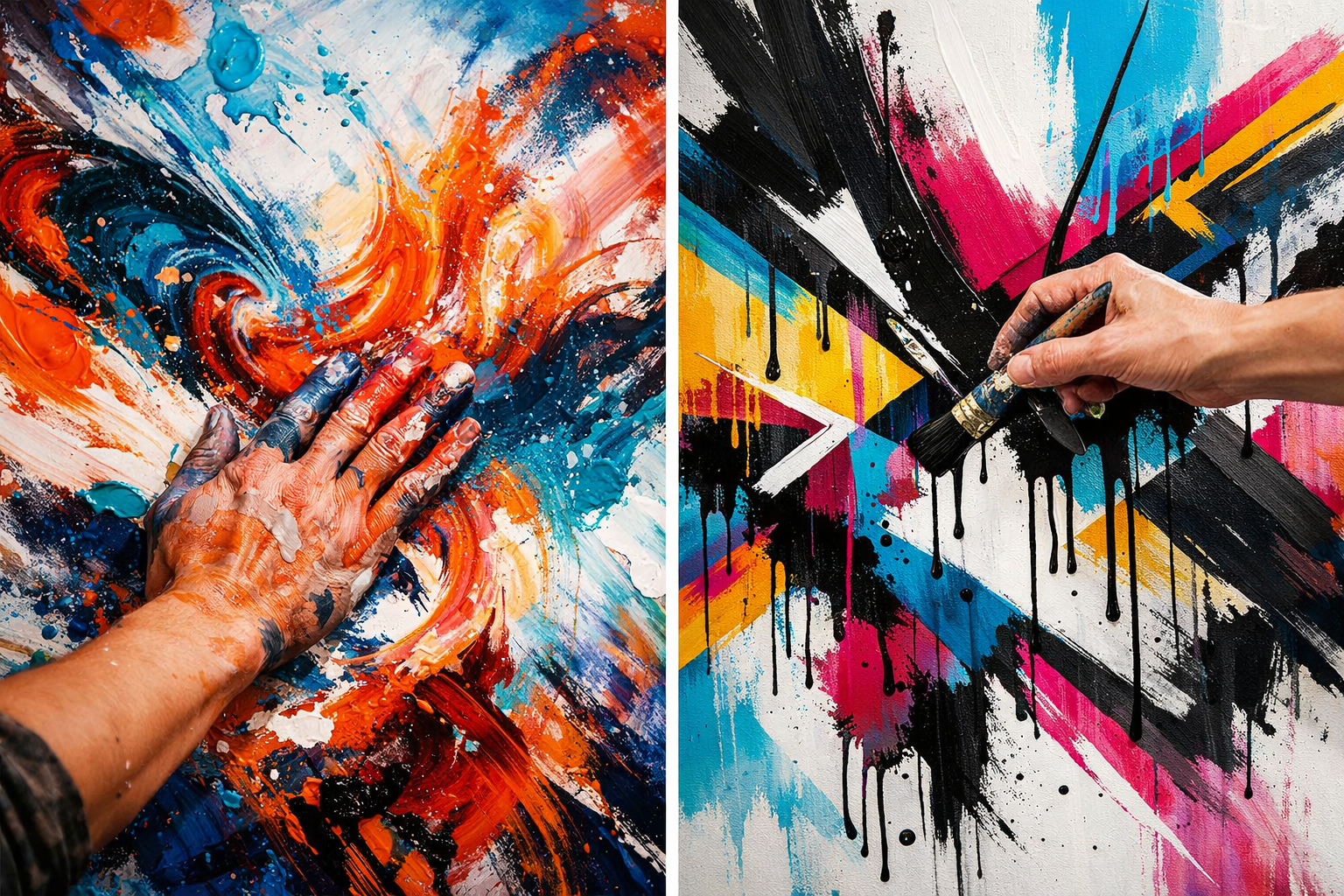 Creative Abstract Hand Painting Ideas to Spark Your Next Masterpiece