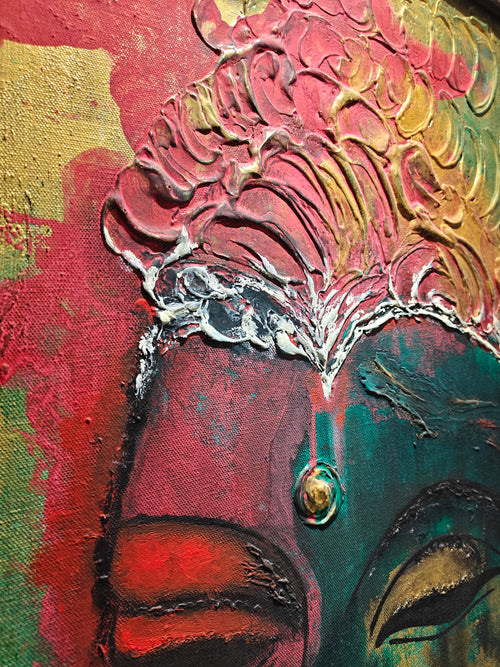 Buddha Serenity – Abstract Spiritual Face Painting