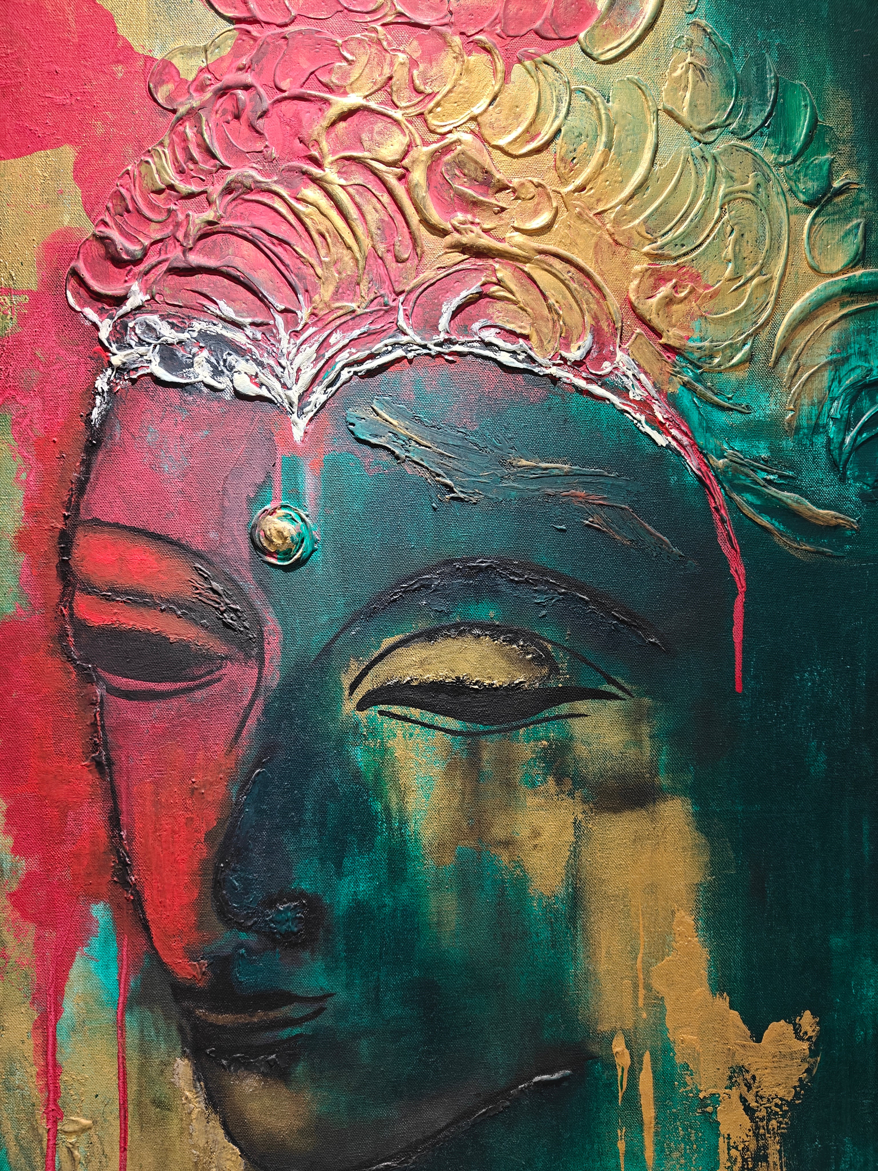 Buddha Serenity – Abstract Spiritual Face Painting